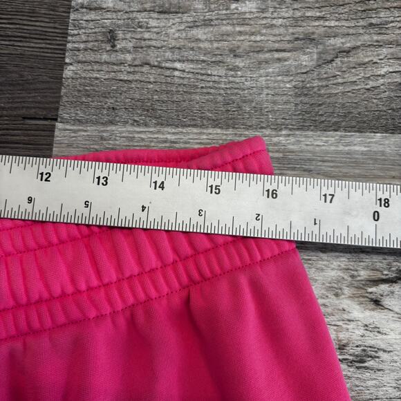 Under Armour UA Pink Womens L Semi Fitted Cold Gear Wide Leg Sweatpants Fleece - Picture 5 of 11